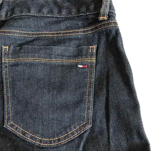 Tommy Hilfiger modern bootcut dark blue jeans size 8S - Picture 4 of 14